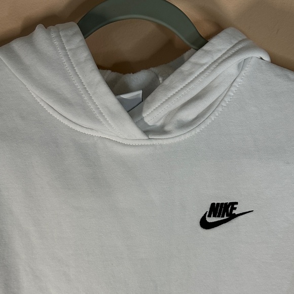 Nike White Kids Hoodie - Picture 6 of 8